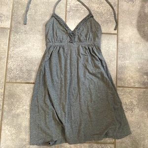 Express cotton halter dress